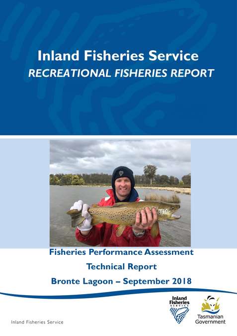 The cover page of the Bronte Lagoon Fishery Performance Assessment Report 2018